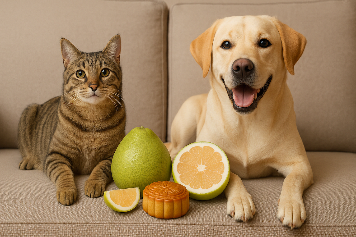 月餅香、柚子甜 對貓狗是健康陷阱